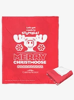 National Lampoon's Christmas Vacation Christmoose Time Silk Touch Throw Blanket