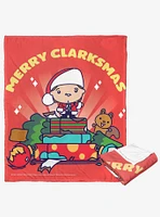 National Lampoon's Christmas Vacation Merry Clarkmas Cartoon Silk Touch Throw Blanket
