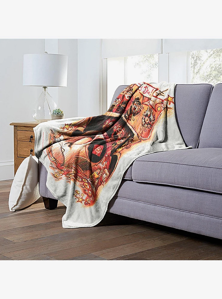 WB 100 The Goonies Illustration Silk Touch Throw