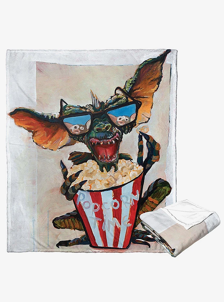 WB 100 The Gremlins Painted Gremlin Silk Touch Throw