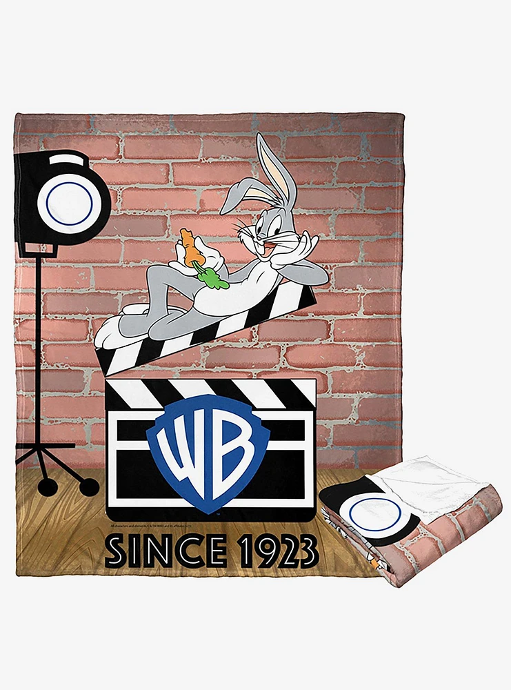 WB 100 Looney Tunes Since 1923 Silk Touch Throw