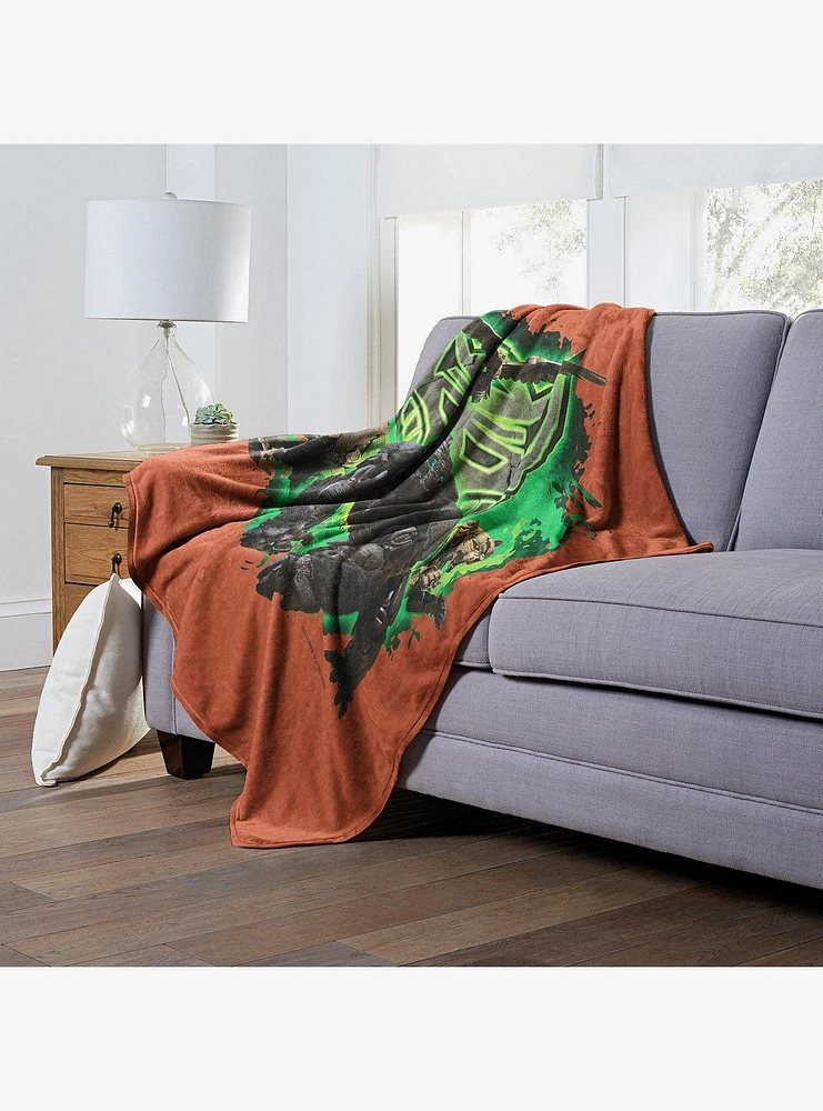 Transformers: Rise Of The Beasts The Maximals Silk Touch Throw