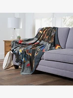 Transformers: Rise Of The Beasts Scourge Versus Optimus Prime Silk Touch Throw