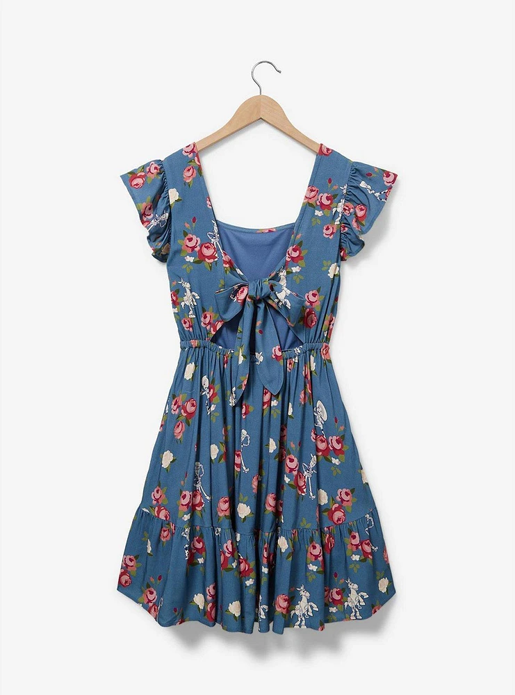 Her Universe Disney Pixar Toy Story Woody's Roundup Floral Tie-Back Dress — BoxLunch Exclusive