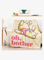 Disney Winnie The Pooh Oh Bother 46X60 Silk Touch Throw