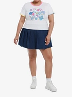 Hello Kitty And Friends Balloon Ringer Girls Baby T-Shirt Plus