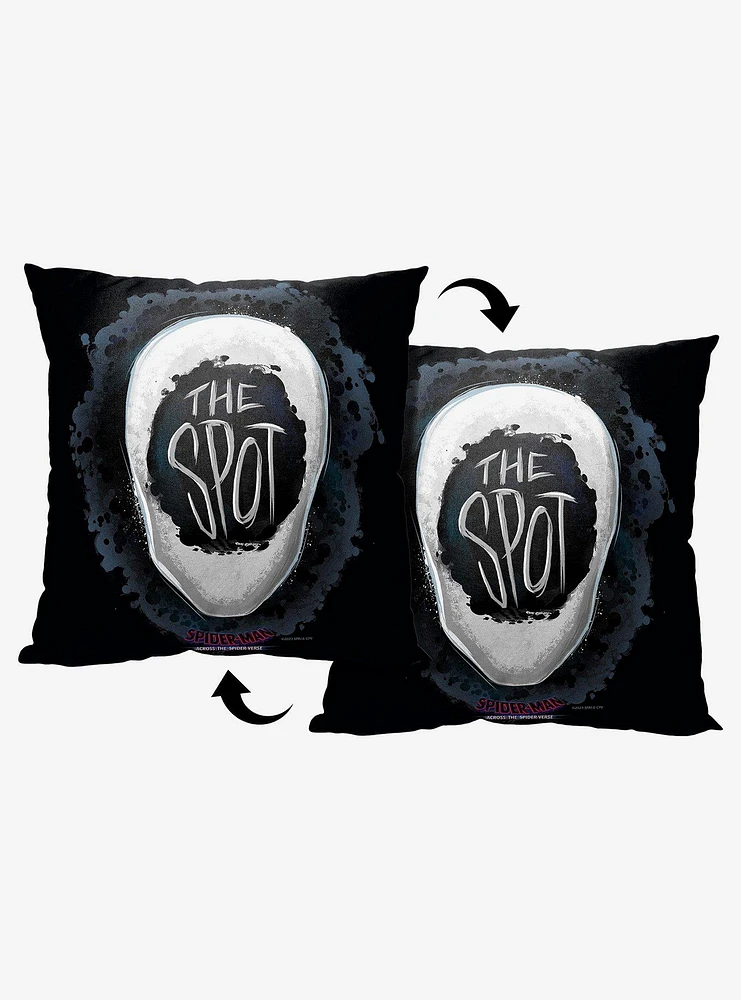 Marvel Spider-Man Across The Spiderverse The Spot Printed Throw Pillow