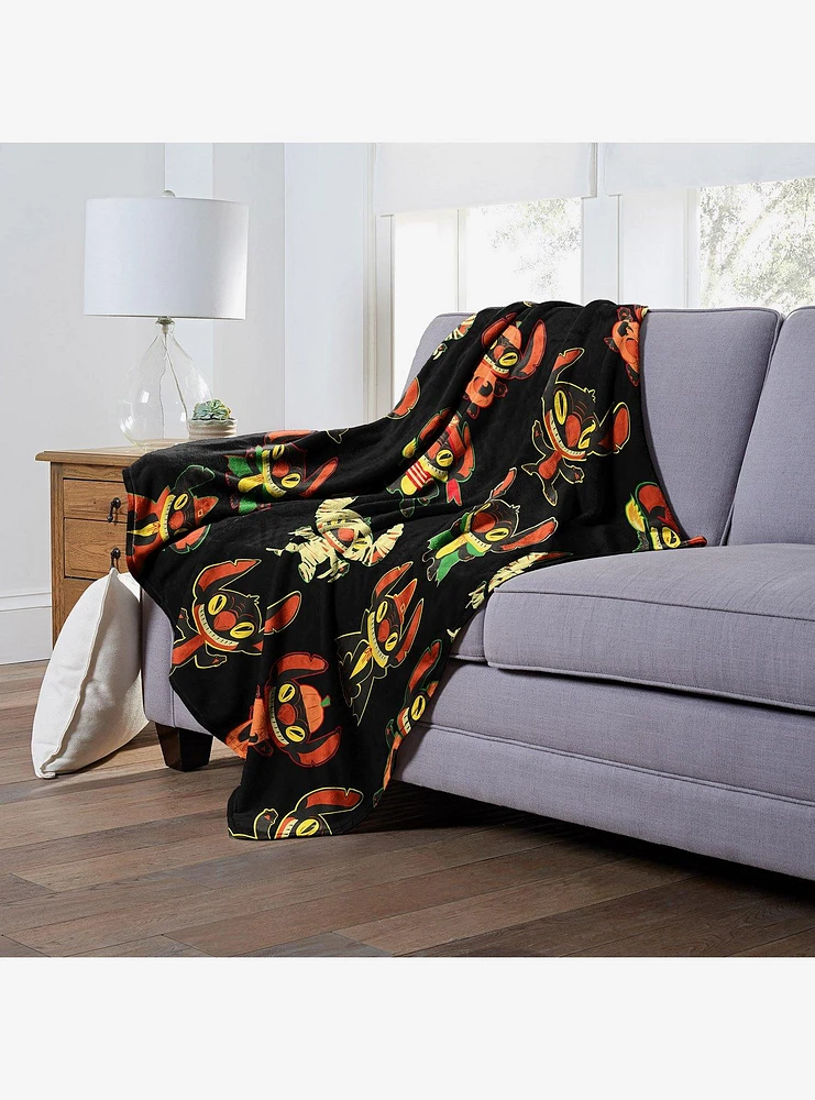 Disney Lilo And Stitch Stitch Costumes Silk Touch Throw Blanket