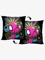 Marvel Spider-Man Across The Spiderverse Good Trouble Printed Throw Pillow