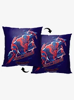 Marvel Spider-Man Across The Spiderverse 2099 Printed Throw Pillow