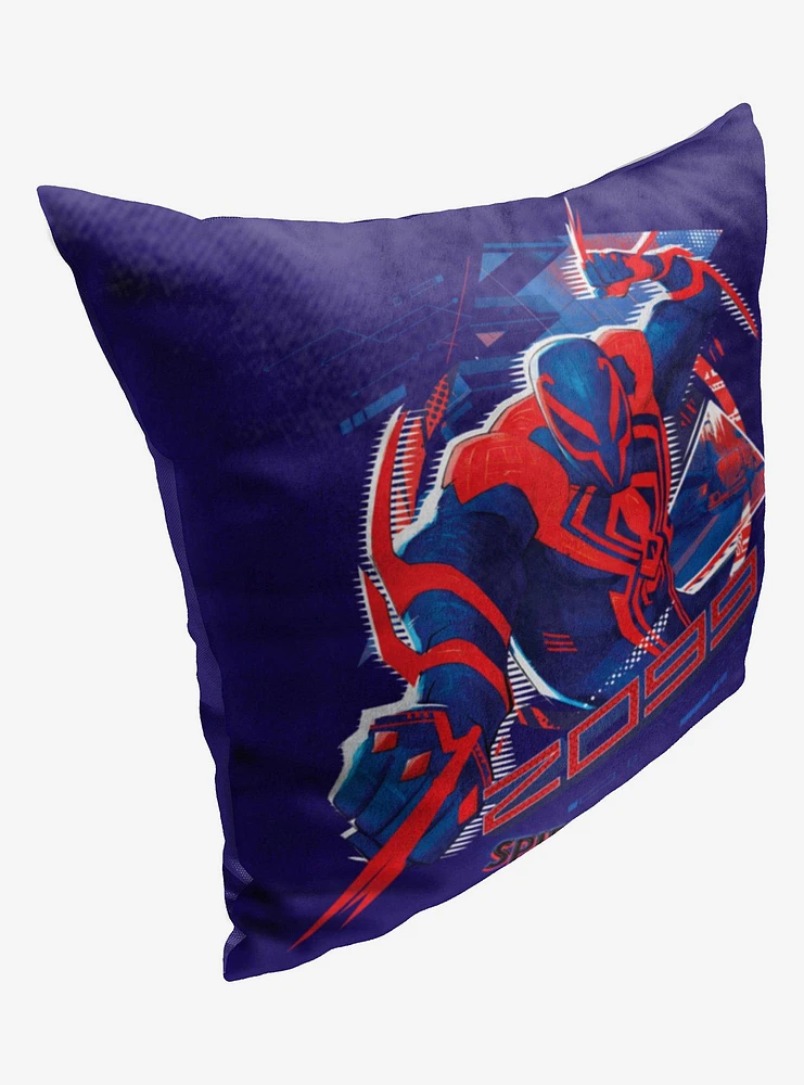 Marvel Spider-Man Across The Spiderverse 2099 Printed Throw Pillow