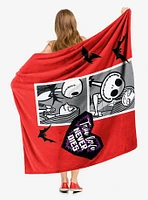 Disney The Nightmare Before Christmas Love Photos Silk Touch Throw