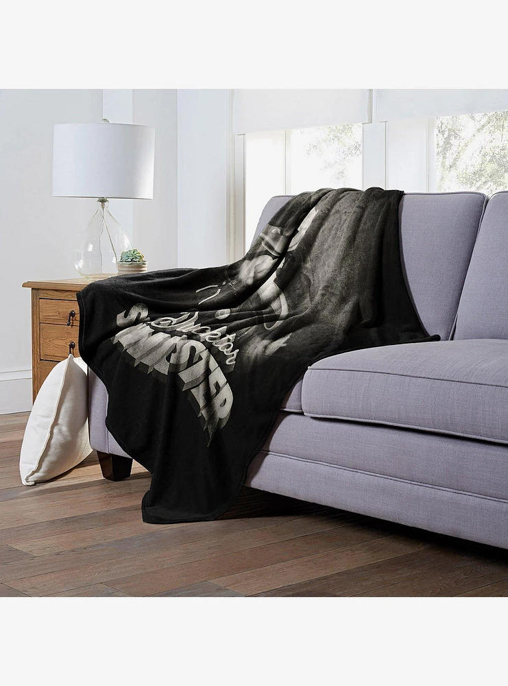 Disney Mickey Mouse Sinister Duck Silk Touch Throw