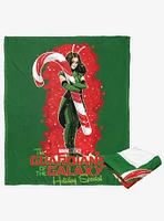Marvel Guardians Of The Galaxy Holiday Special Candy Cane Mantis Silk Touch Throw Blanket