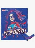 Marvel Ms Marvel Colorful Ms Marvel Silk Touch Throw Blanket