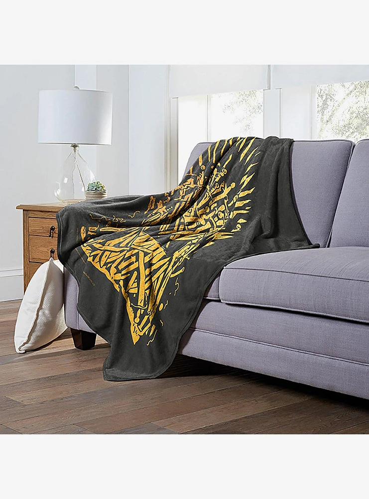 Game Of Thrones Golden Throne Silk Touch Throw Blanket