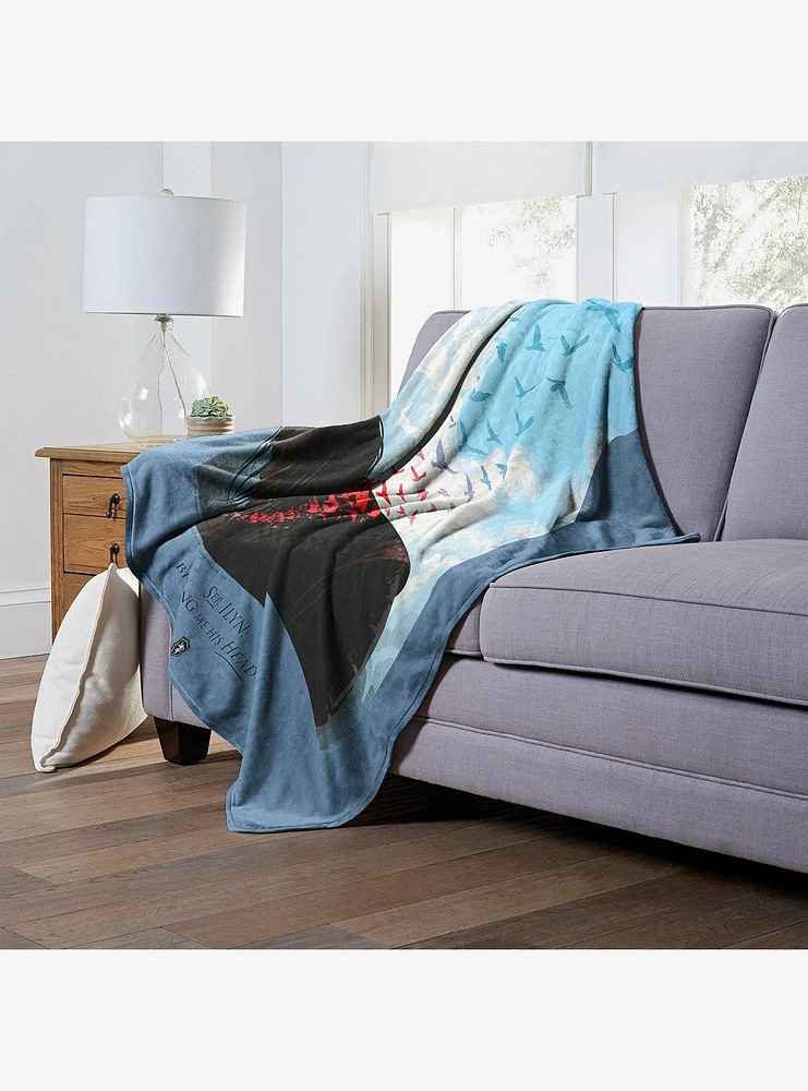 Game Of Thrones Bring Me His Head Silk Touch Throw Blanket