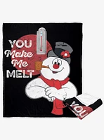 Frosty The Snowman You Make Me Melt Silk Touch Throw Blanket