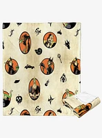 Disney Villains Villainous Pattern Silk Touch Throw Blanket