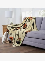 Disney Villains Villainous Pattern Silk Touch Throw Blanket