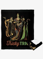 Disney Villains Tricky Trio Silk Touch Throw Blanket