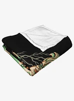 Disney Villains Tricks And Spells Silk Touch Throw Blanket