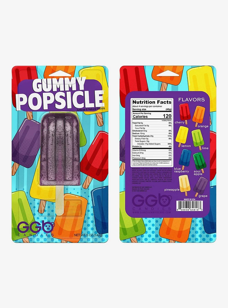 Giant Gummy Assorted Popsicle