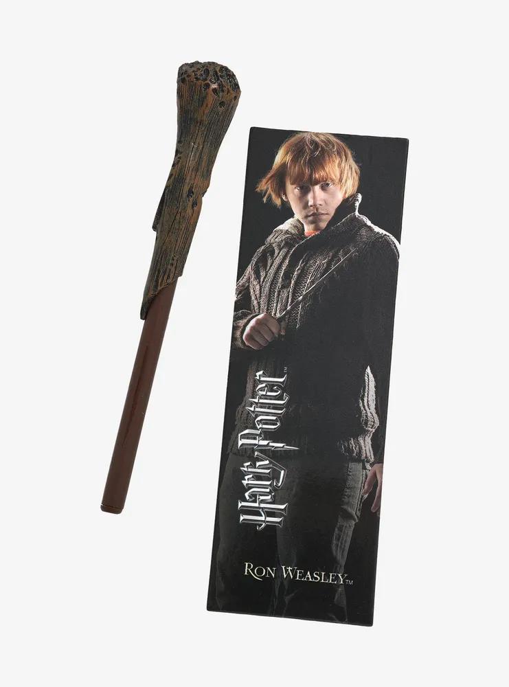 Harry Potter Ron Weasley Bookmark & Wand Pen Set