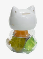 White Fortune Cat Assorted Jelly