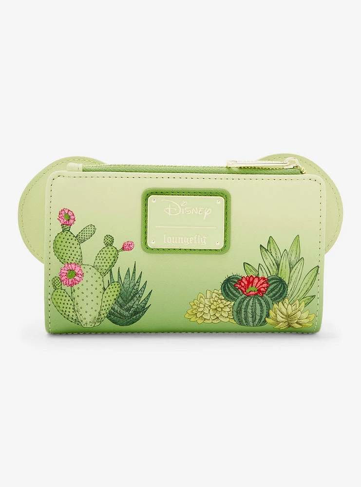 Loungefly Disney Minnie Mouse Cacti Ears Wallet - BoxLunch Exclusive