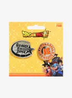 Dragon Ball Super Logo Enamel Pin Set