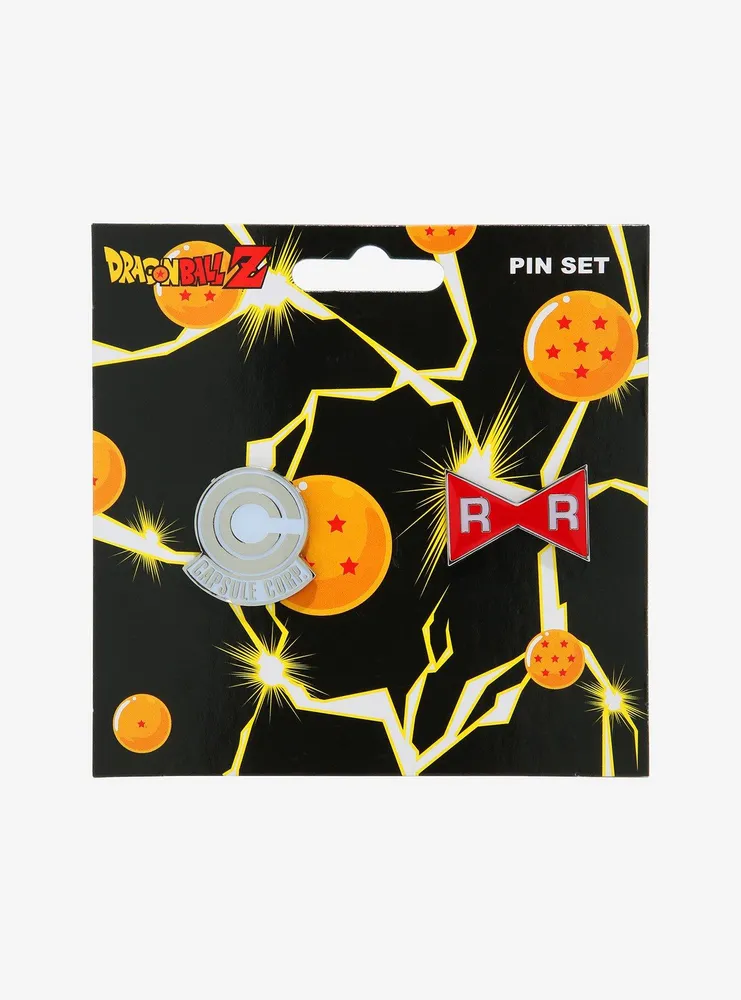 Dragon Ball Z Red Ribbon Army Enamel Pin Set