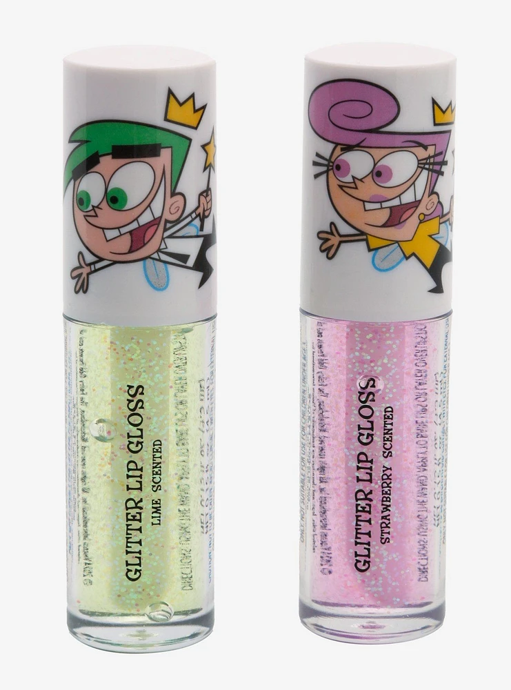 The Fairly OddParents Wanda & Cosmo Glitter Lip Gloss Set