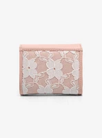 Pink Lace Bow Mini Wallet