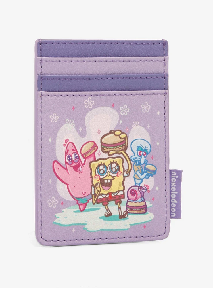 Loungefly SpongeBob SquarePants 25th Anniversary Lavender Cardholder