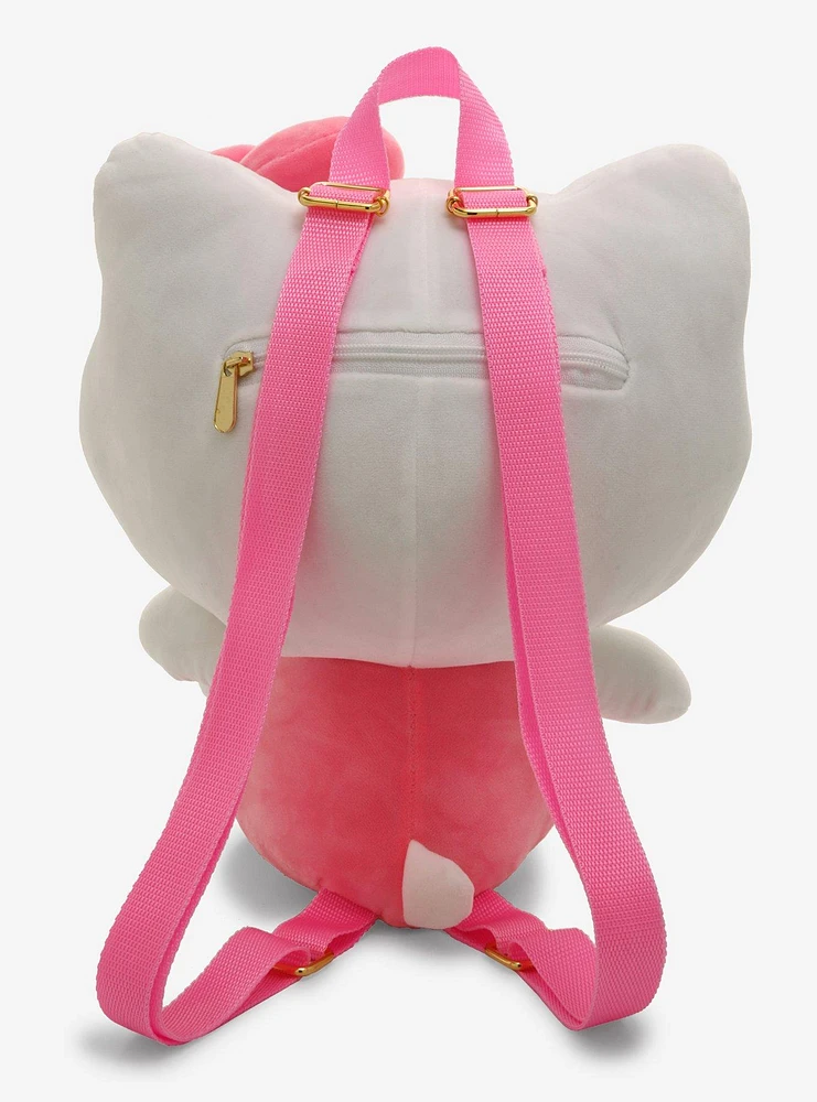 Hello Kitty Strawberry Milk Plush Mini Backpack