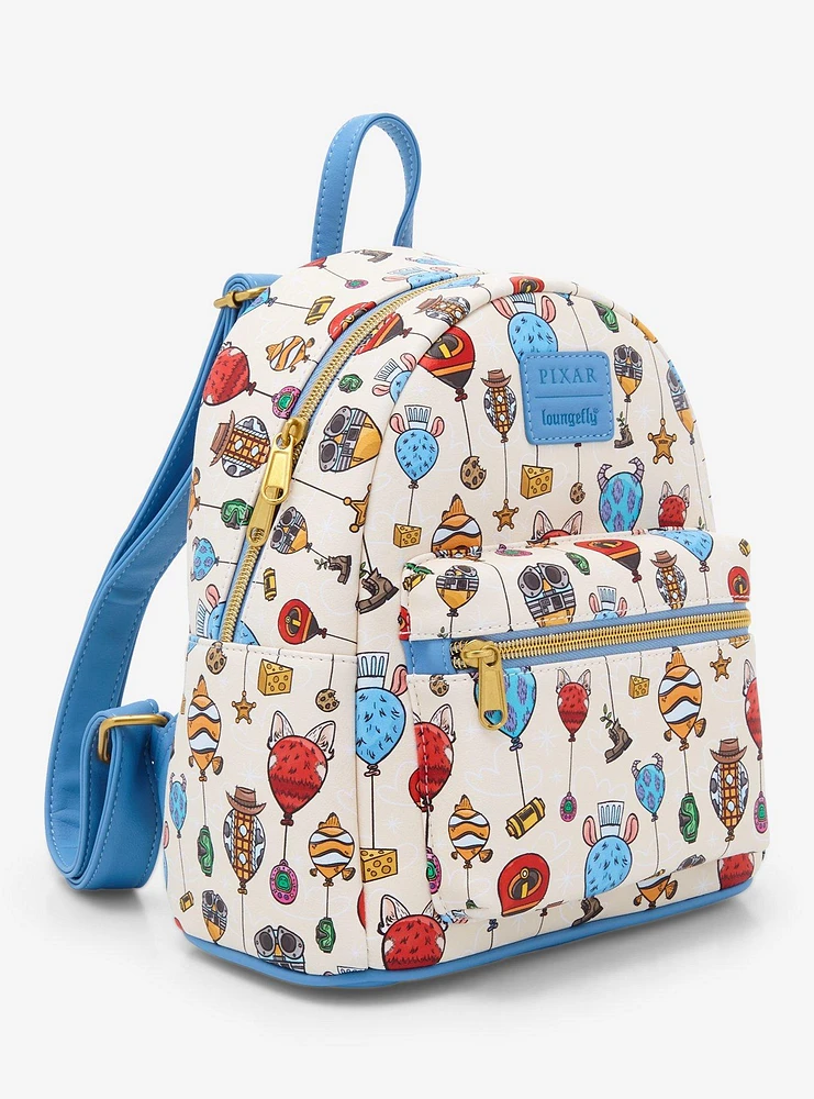 Loungefly Disney Pixar Character Balloons Mini Backpack