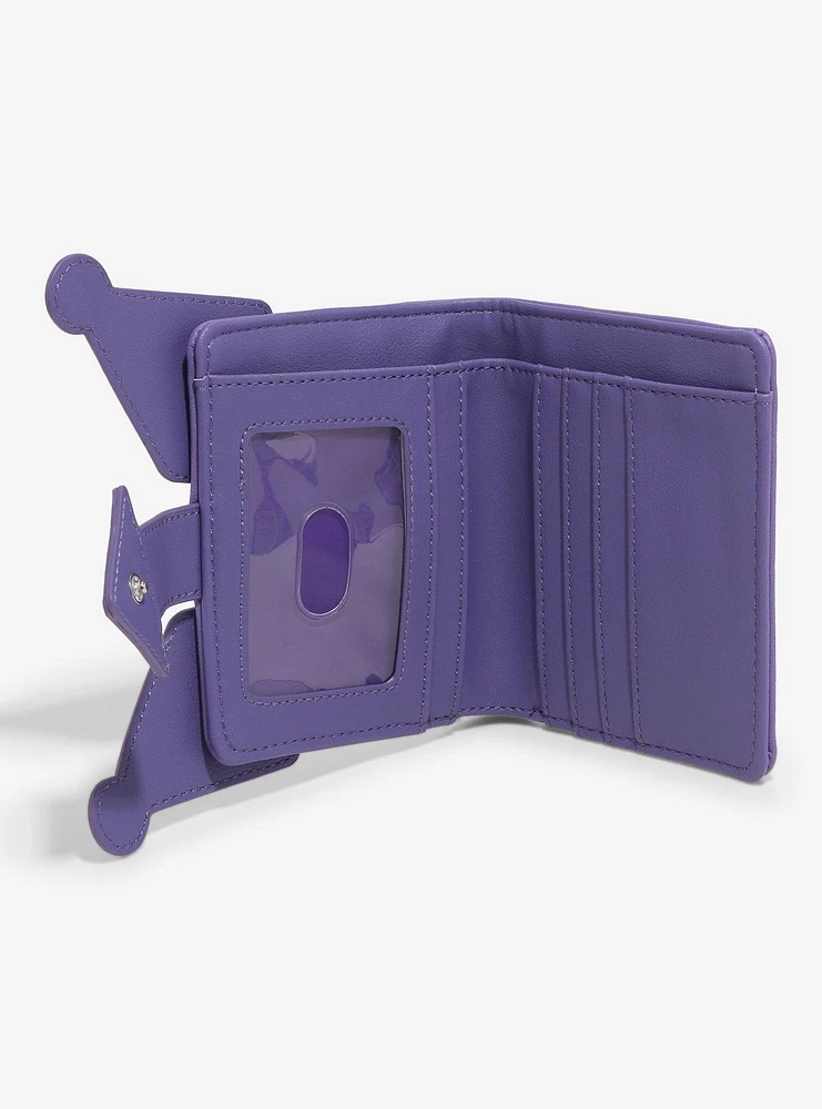 Loungefly Kuromi Face Mini Flap Wallet