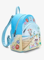 Loungefly Disney Mickey Mouse And Friends Beach Day Mini Backpack