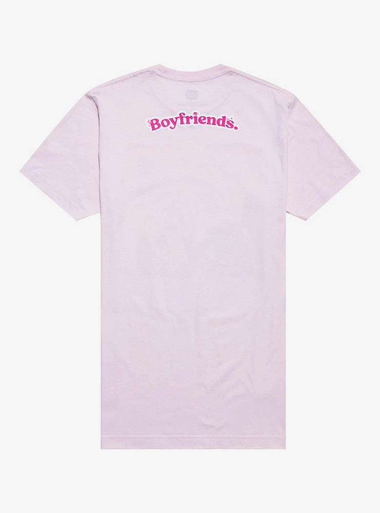Boyfriends Nerd And Goth Picture Puff Print T-Shirt
