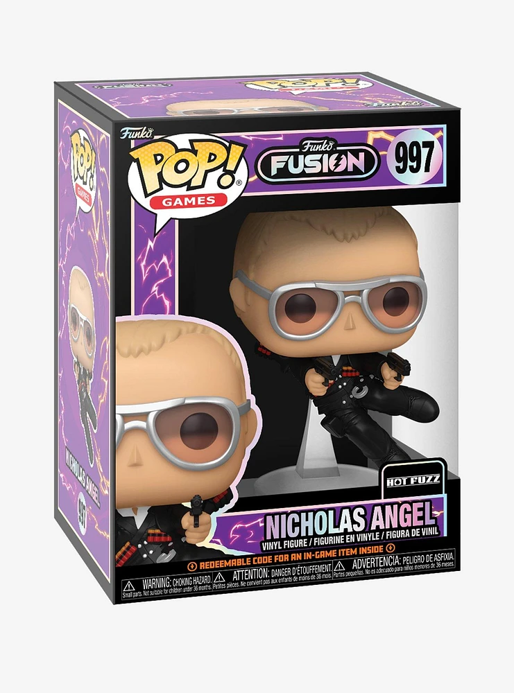 Funko Fusion Hot Fuzz Pop! Games Nicholas Angel Vinyl Figure