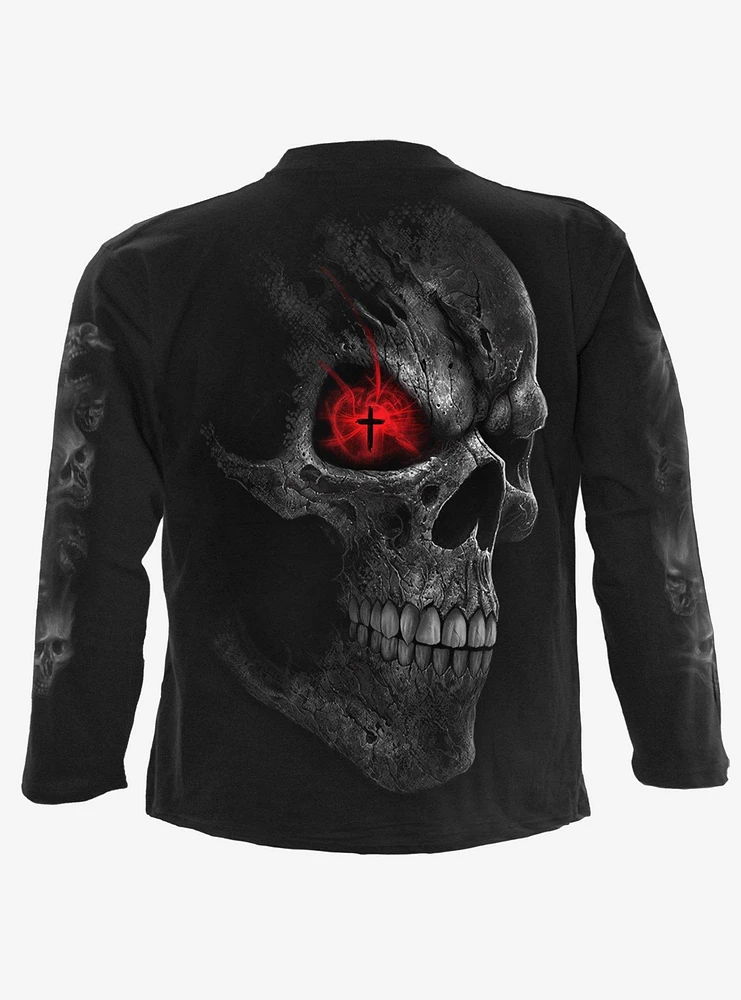 Spiral Death Stare Long Sleeve T-Shirt Black