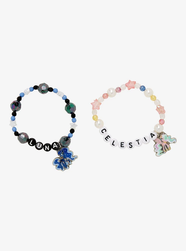 My Little Pony Celestia & Luna Best Friend Bead Bracelet Set