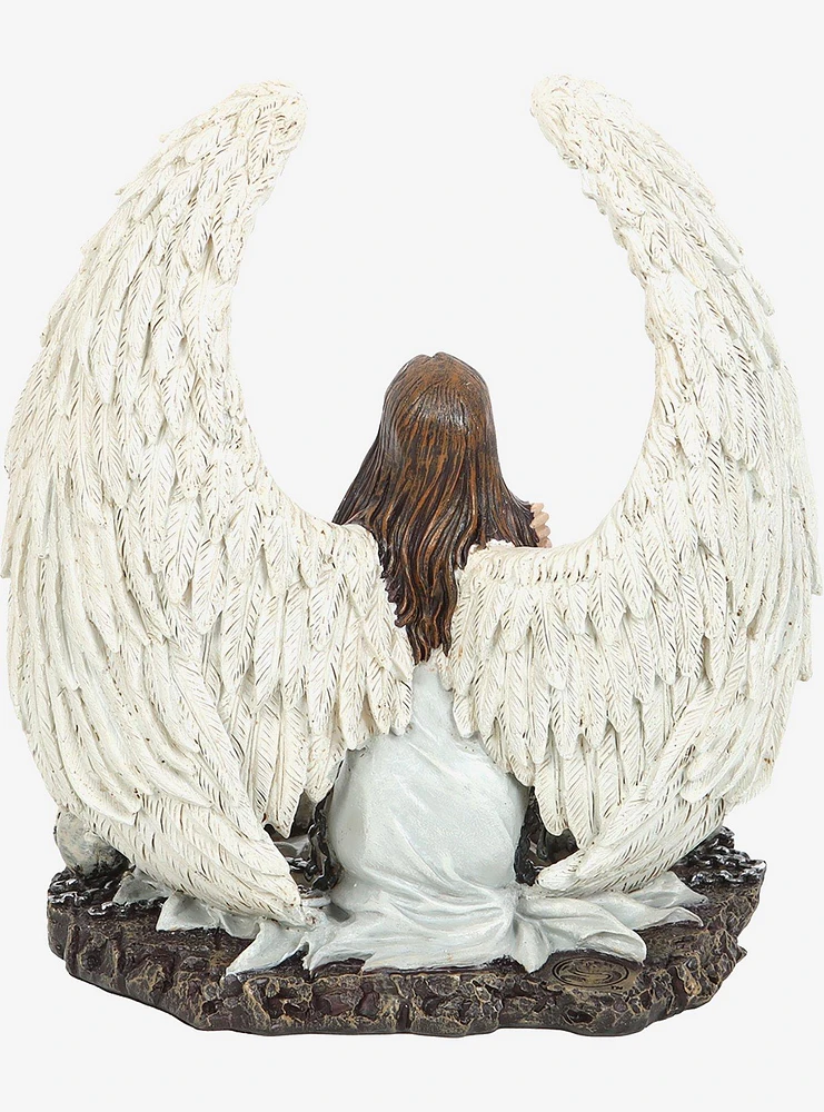 Spiral Captive Spirit Kneeling Figurine Sculpture