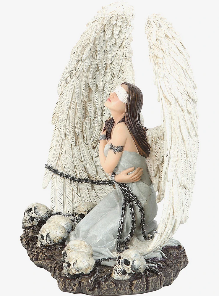 Spiral Captive Spirit Kneeling Figurine Sculpture