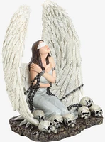 Spiral Captive Spirit Kneeling Figurine Sculpture