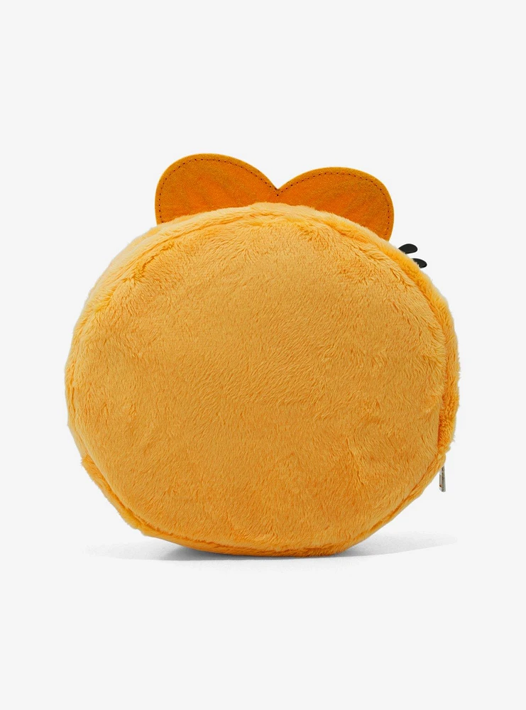 Garfield Face Fuzzy Makeup Bag