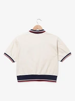 Disney Minnie Mouse Initial Golf Women's Plus Cropped Polo - BoxLunch Exclusive
