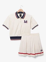 Disney Minnie Mouse Initial Golf Women's Plus Cropped Polo - BoxLunch Exclusive