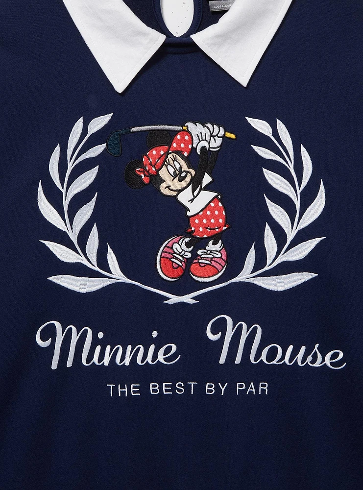 Disney Minnie Mouse Golf Collared Women's Crewneck - BoxLunch Exclusive